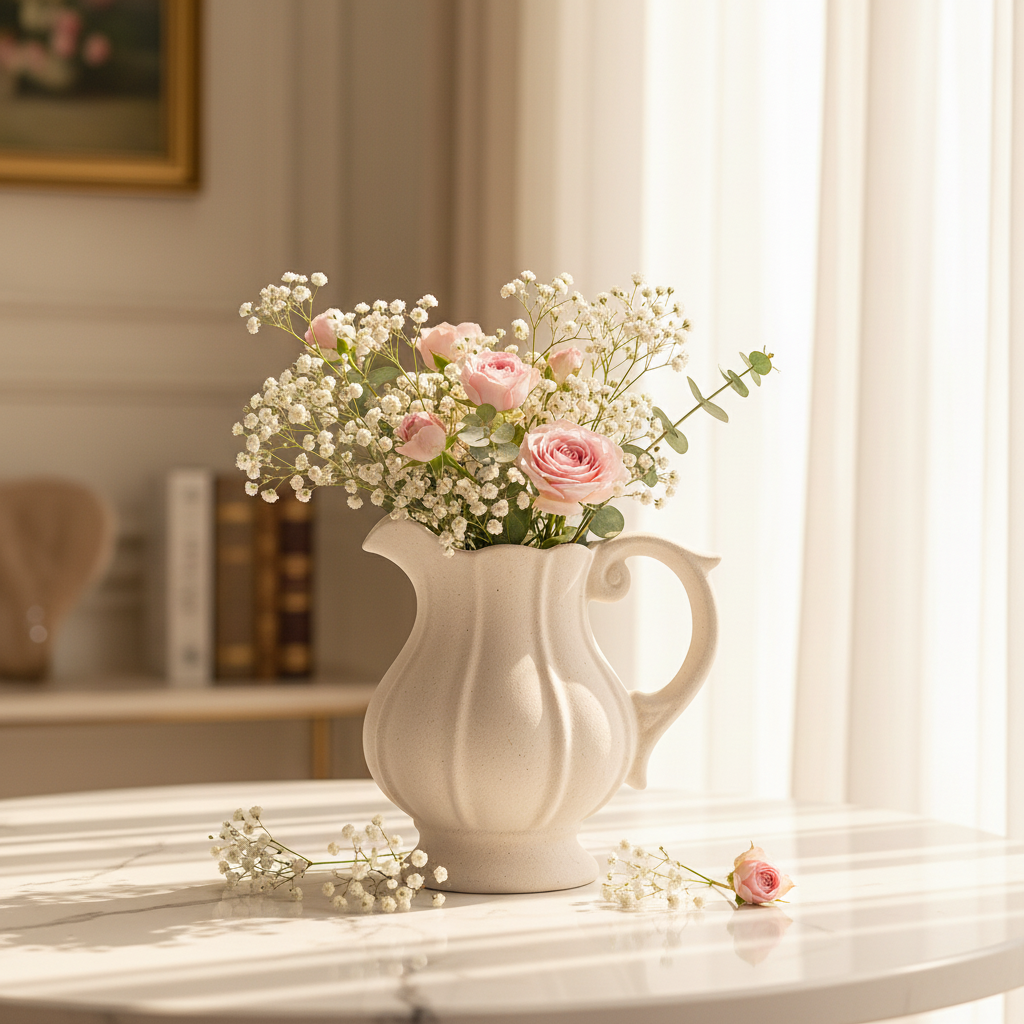 Lotus Ceramic Vase