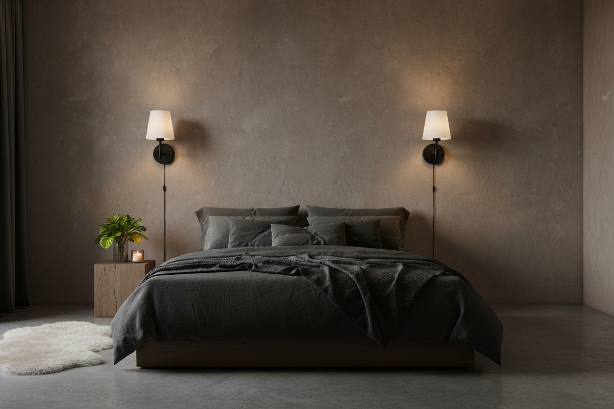 Black – Moody bedroom