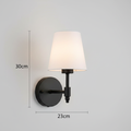 Black – Product shot with dimensions