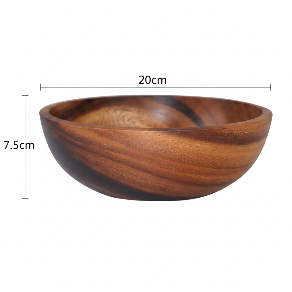 Wooden Bowl 20×7.5cm